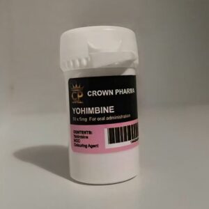 Yohimbine 5mg x 50 tablets (Crown Pharma)